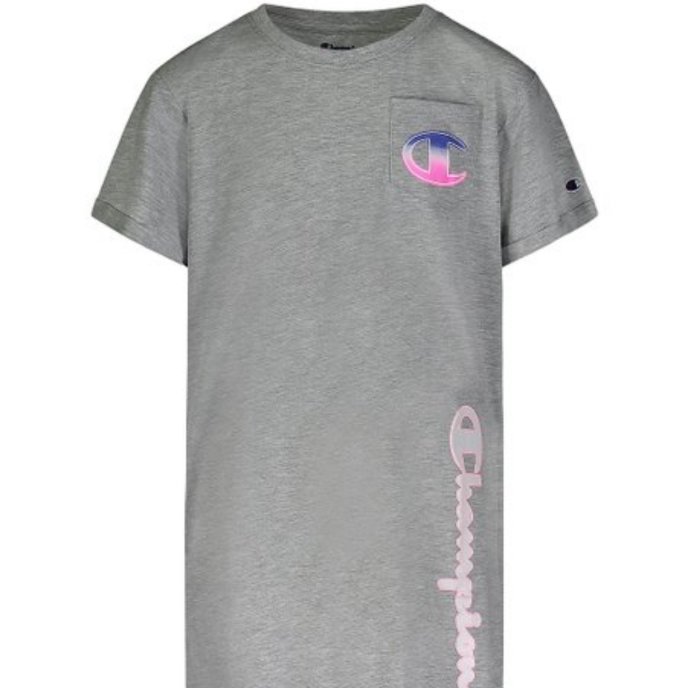 Champion Oxford Heather Ombré T-Shirt Dress NWT
